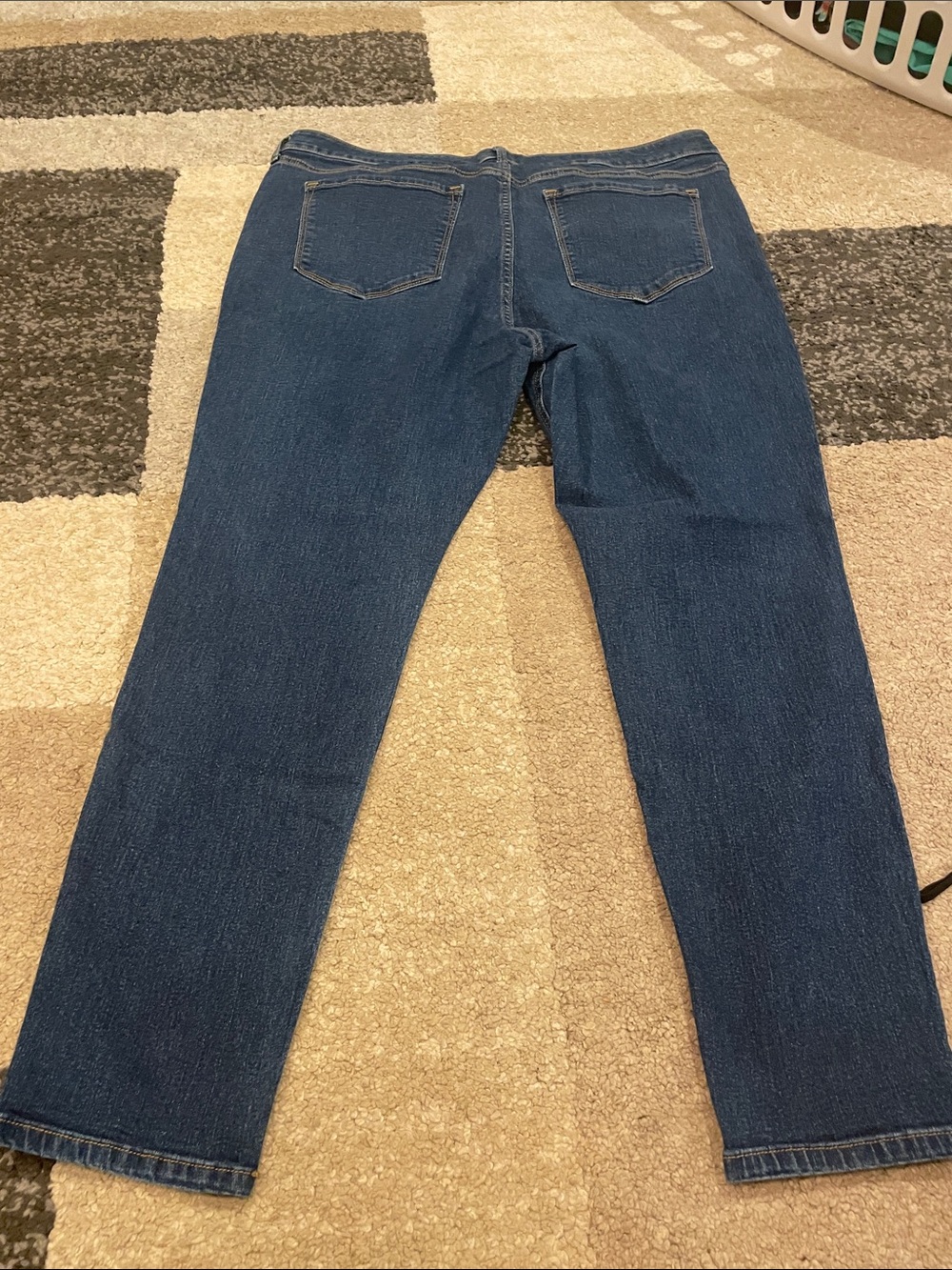 Classic Dark Blue Women's Jeans Super Skinny - Picture 8 of 8
